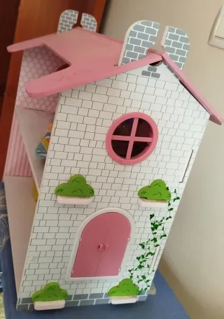 Casita de muñecas Lidl rosa