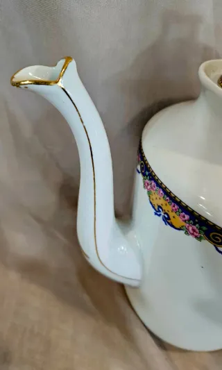 Antiguo juego café té Limoges porcelana