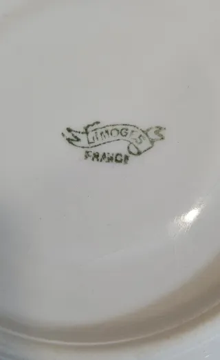 Antiguo juego café té Limoges porcelana