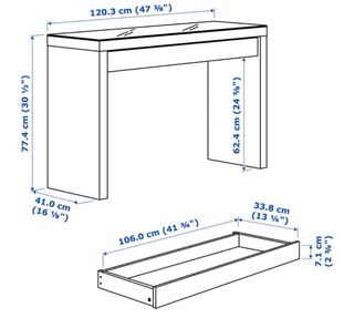 Tocador IKEA MALM Blanco