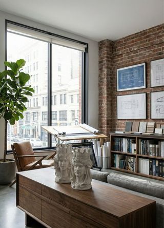 Coppia Teste Moro Lui e Lei Foglie 25cm