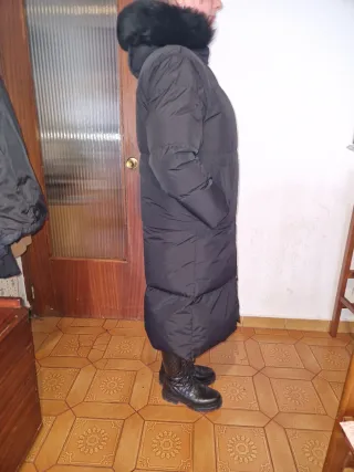 Abrigo plumas largo parka Massimo Dutti Talla M