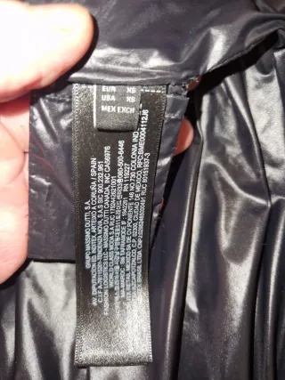 Abrigo plumas largo parka Massimo Dutti Talla M