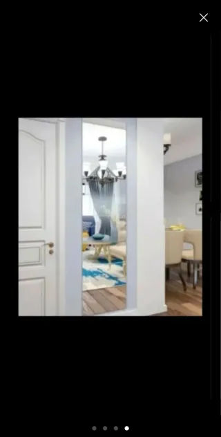 Pegatinas de espejos 30x30cm. Pack 4 unidades.