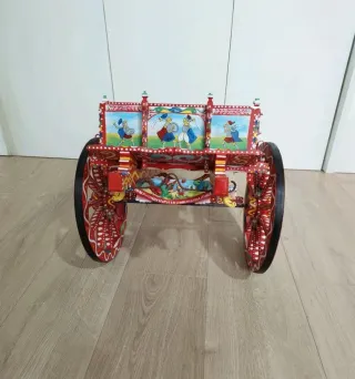 Carretto Siciliano Legno e Ferro Decorato