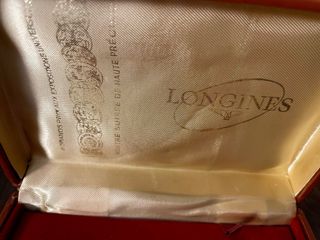 Caja de reloj Longines vintage 10 Grands Prix 1950