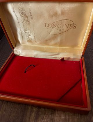 Caja de reloj Longines vintage 10 Grands Prix 1950