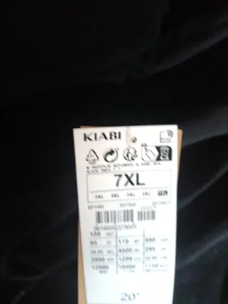 Sudadera con capucha negra Talla 7XL