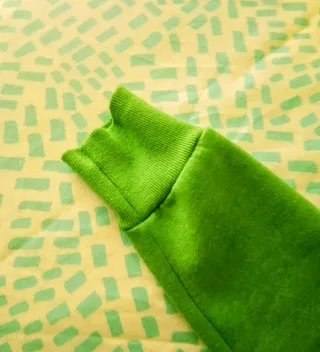 Felpa Best Company con cappuccio verde