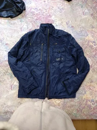 Abrigo Desigual azul hombre