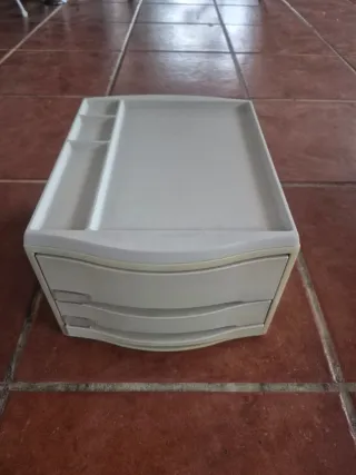Archivador 3 cajones plástico