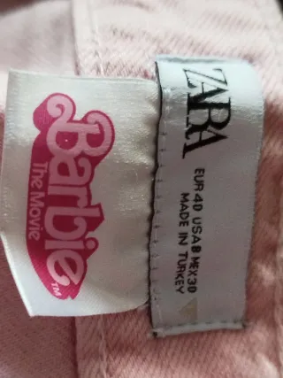 Pantalones vaqueros Zara rosas brillantes