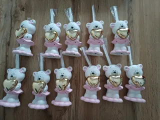 Set 11 bomboniere orsetti con cuore