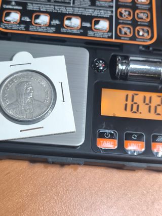 Moneda 5 Francos Suiza 1954