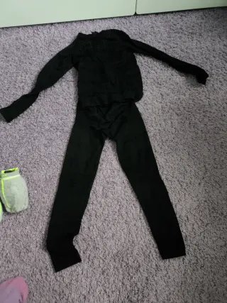 Ropa térmica pantalón y camiseta esquí 6-8 años kr