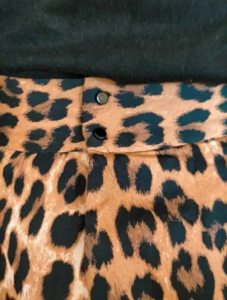 Falda Zara Lápiz Animal Print