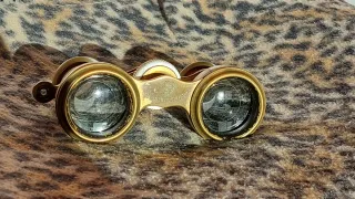 Prismáticos de nácar con rosa Binoculares