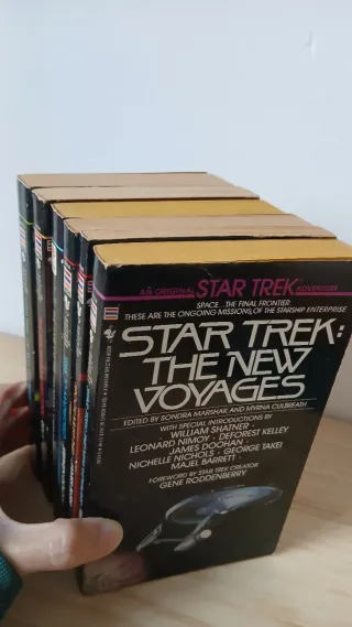 Star trek TOS 6 libros de Bantam en INGLÉS