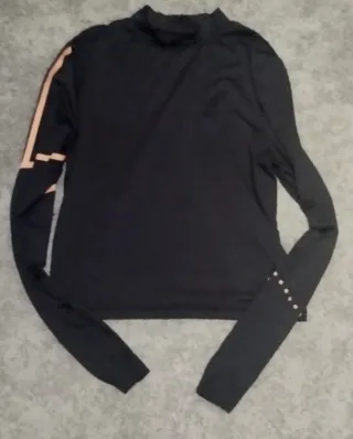 Camiseta técnica manga larga negra