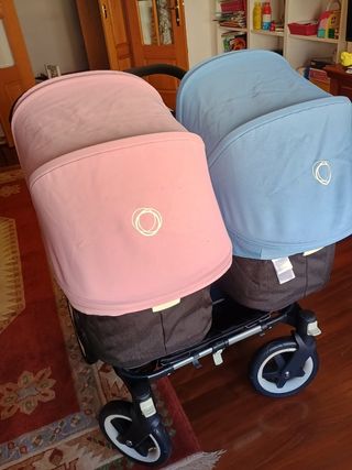 Bugaboo Donkey Cochecito Gemelar Capazo