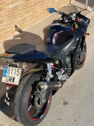 Yamaha R6, matriculada en 2008, 33.750kms