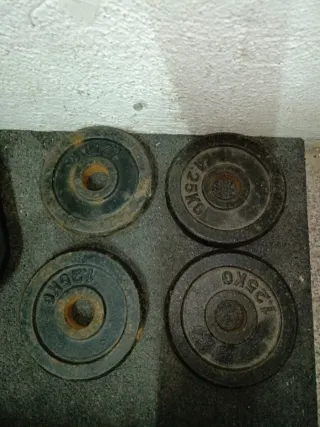 Discos de pesa 1,25 kg