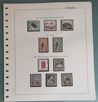 Sellos España 1963 Nuevos Montados Hojas Edifil