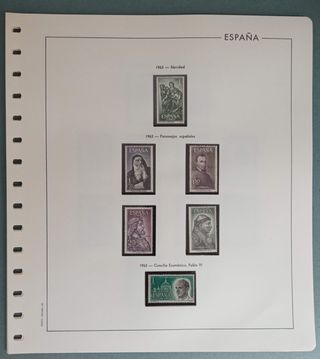 Sellos España 1963 Nuevos Montados Hojas Edifil