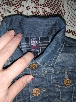 Chaqueta Vaquera Bebé 6-9 Meses