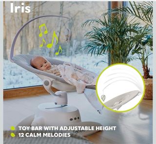 Hamaca mecedora eléctrica bebé Lionello Iris