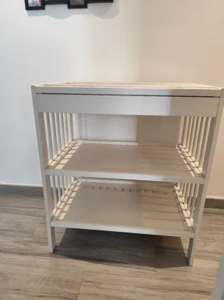 Cambiador Ikea para bebé blanco