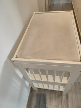 Cambiador Ikea para bebé blanco