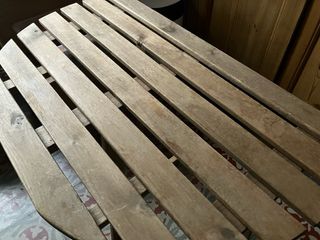 Mesa plegable de madera