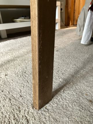 Mesa plegable de madera