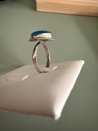 Anillo Plata 925 Turquesa