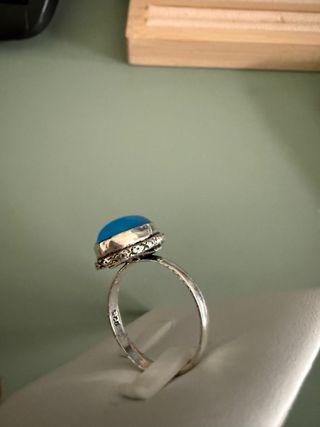 Anillo Plata 925 Turquesa