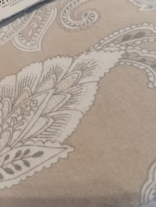 Funda Nórdica 135cm Franela Algodón Beige