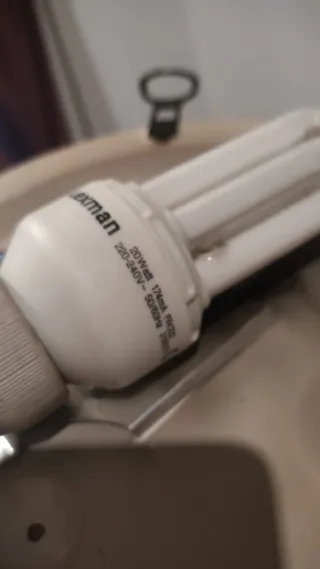 Lámpara de vidrio en espiral