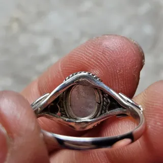 Anillo Plata 925 Piedra Luna