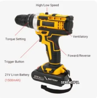 TALADRO ATORNILLADOR+FAROLA SOLAR.