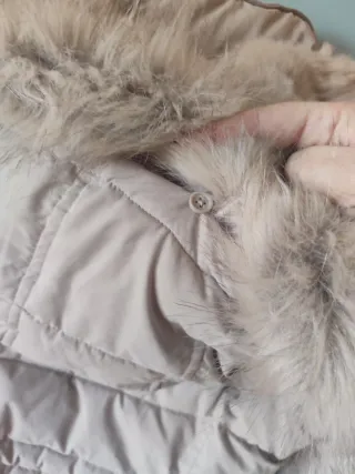 Parka Zara Mujer Talla M Beige