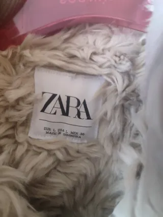 Parka Zara Mujer Talla M Beige