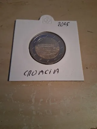 Moneda 2 Euros Croacia 2025