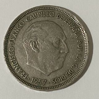 Moneda 50 Pesetas 1957 Franco Coleccionismo