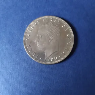 Moneda Carlos I Rey de España 1980
