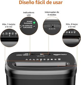 Amazon Basics trituradora de papel – Nueva