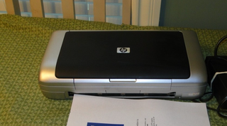 Impresora HP portátil Plata/Negra