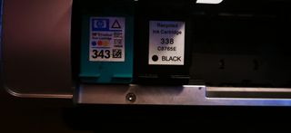 Impresora HP portátil Plata/Negra