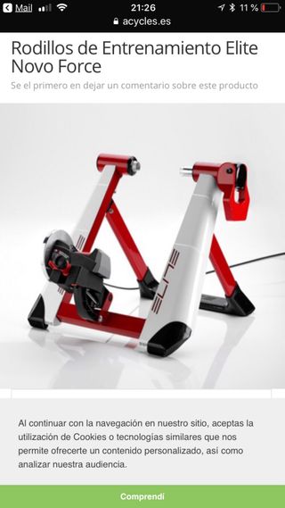 Rodillo Elite Rueda Aluminio 700 TRECK