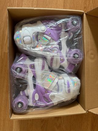 Patines Quad sawyer Ajustables Talla 27-30 Morado
